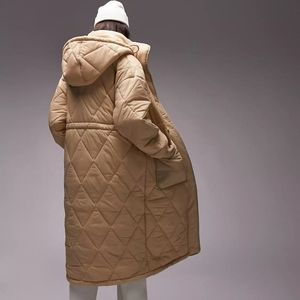 Topshop Long Puffer Coat